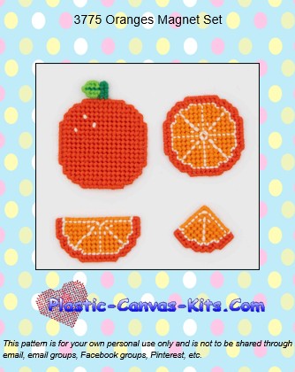 Oranges Magnet Set