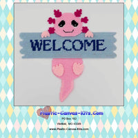 Axolotl Welcome Sign
