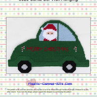 Santa Car Wall Hanging