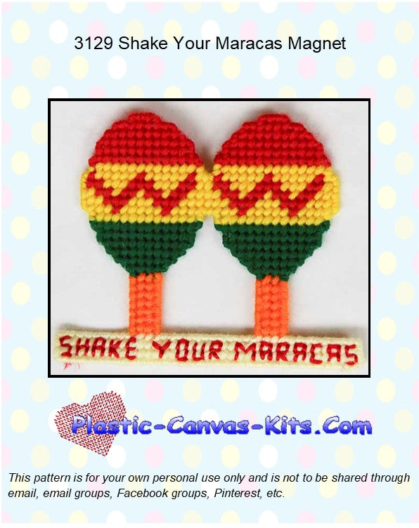 Shake Your Maracas Magnet