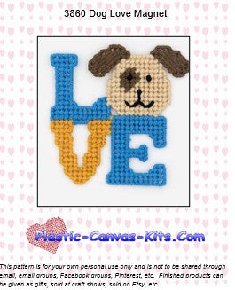 Dog Love Magnet