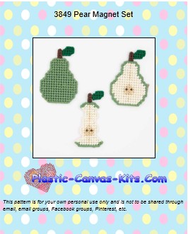 Pear Magnet Set