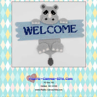 Rhinoceros Welcome Sign