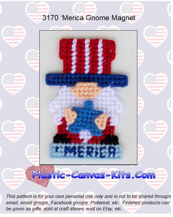 'Merica Gnome Magnet