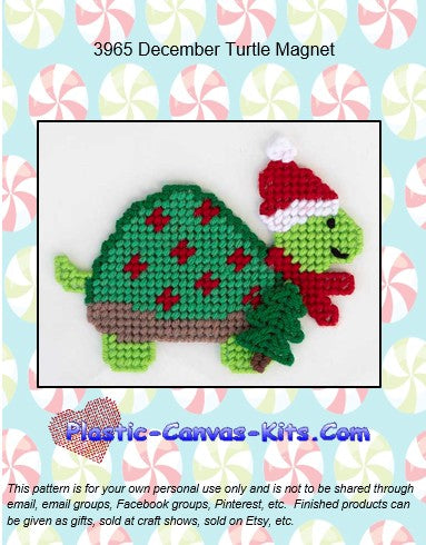 December Turtle Magnet