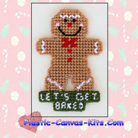 Let's Get Baked Gingerbread Man Christmas Ornament