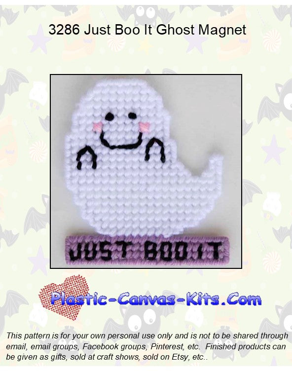 Just Boo It Ghost Magnet
