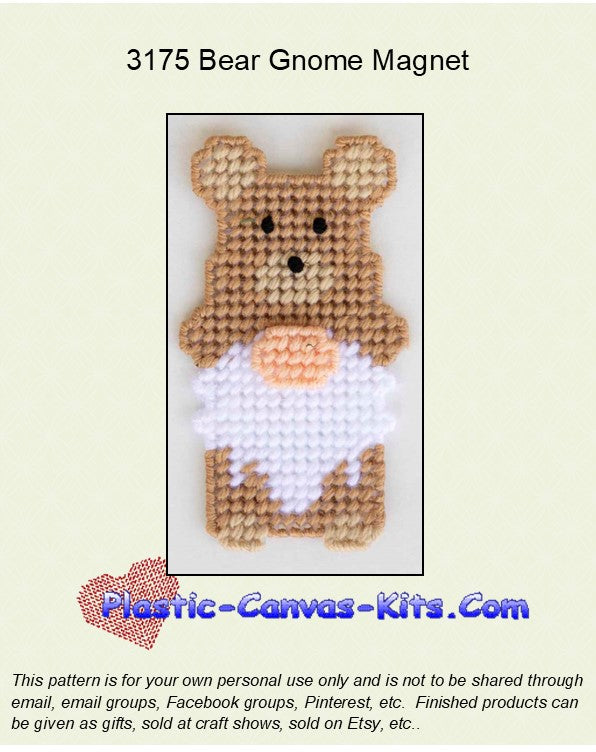 Bear Gnome Magnet