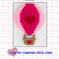 Valentine's Day Hot Air Balloon Magnet