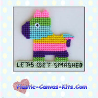 Let's Get Smashed Pinata Magnet