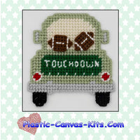 Football Back of Truck Magnet