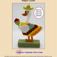 Cinco de Mayo Outfit for Desk Porch Goose