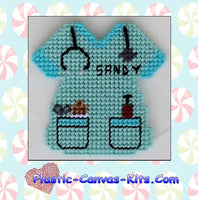 Personalized Nurse Scrub Ornament