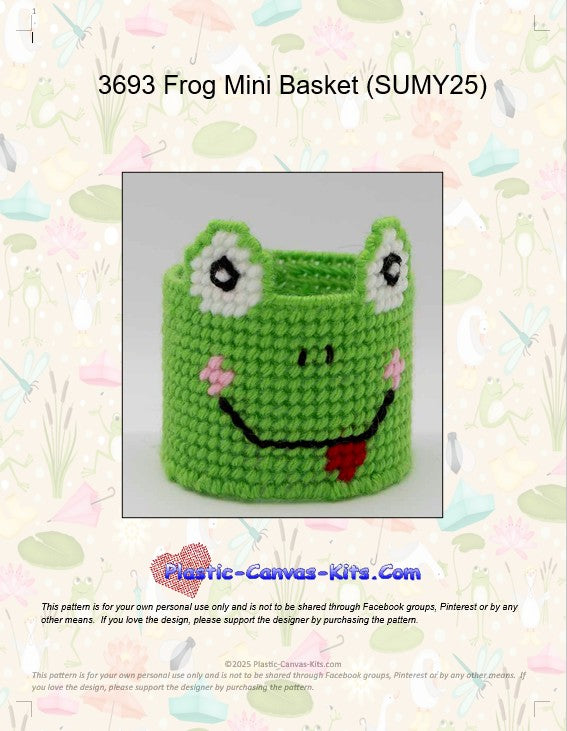 Mini Frog Basket