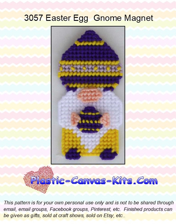 Easter Egg Gnome Magnet