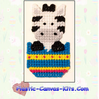Zebra in Easter Egg Magnet