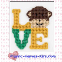Monkey Love Magnet