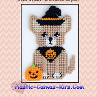 October Chihuahua Magnet