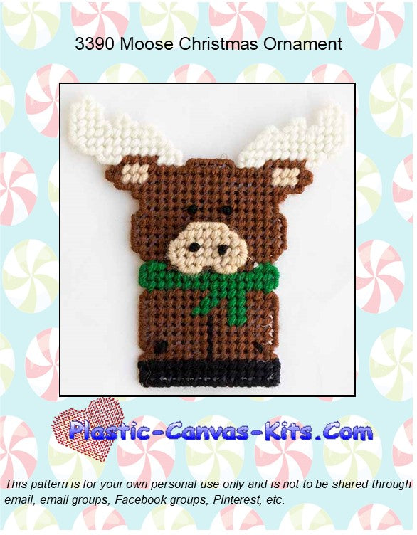 Moose Christmas Ornament