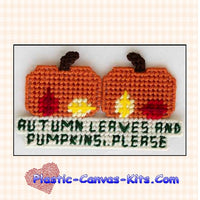 Autumn Leaves and Pumpkins, Please Magnet
