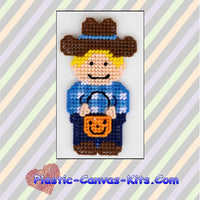 Cowboy Trick or Treat Magnet