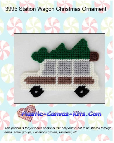 Station Wagon Christmas Ornament