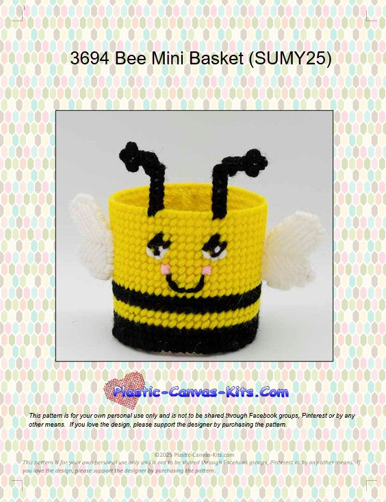 Mini Bee Basket