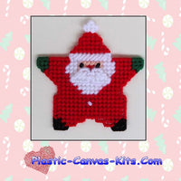 Santa Star Christmas Ornament