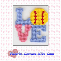 Softball Love Magnet