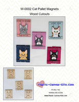 
              Cat Pallet Magnets-Wood Cutouts
            