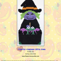 Witch and Cauldron Treat Holder