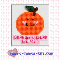 Valentine's Day Orange Magnet