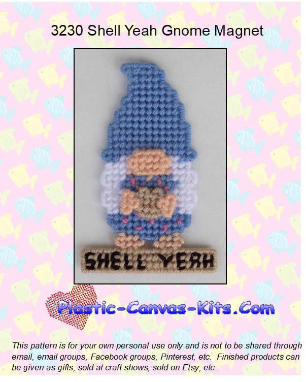 Shell Yeah Gnome Magnet