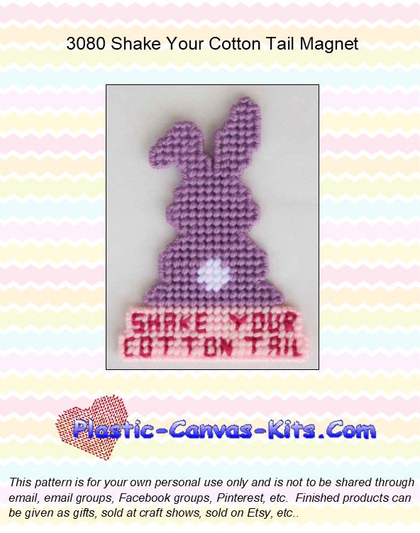 Shake Your Cotton Tail Magnet