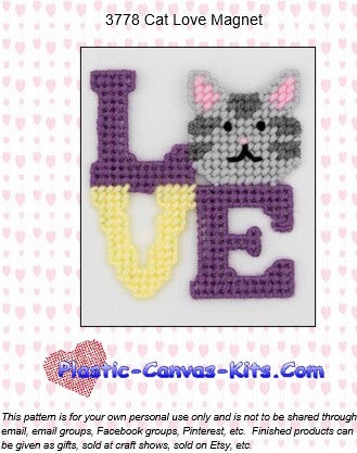 Cat Love Magnet