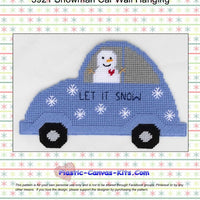 Snowman Car Wall Hanging