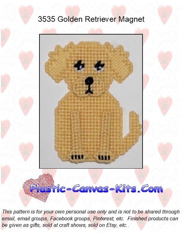 Golden Retriever Magnet