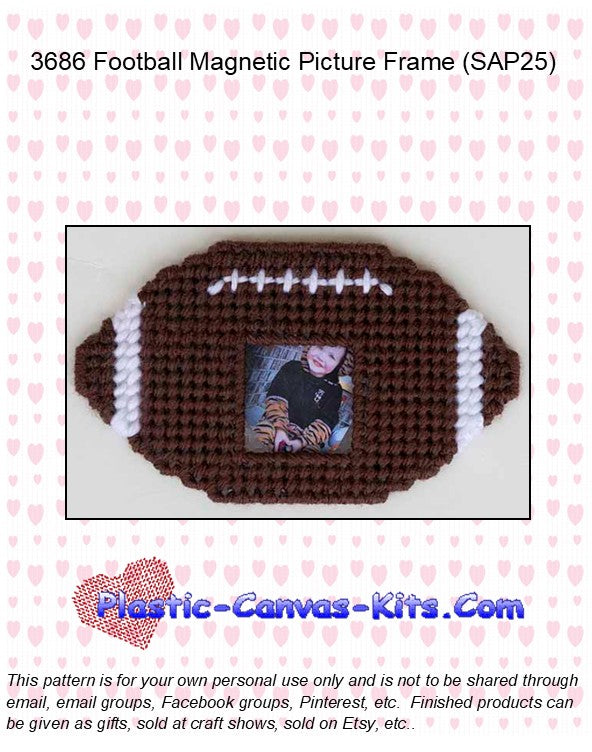 Football Magnetic Picture Frame