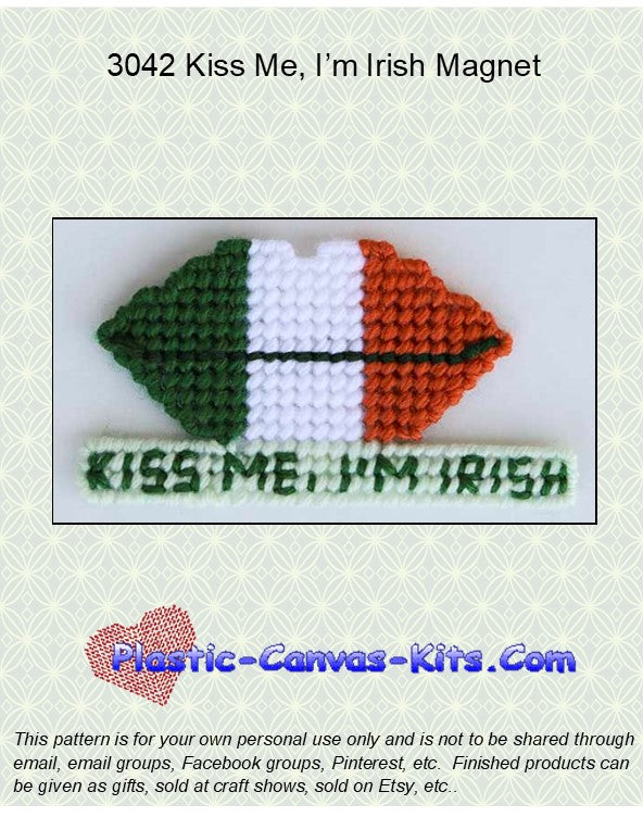 Kiss Me, I'm Irish Magnet