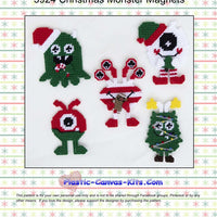 Christmas Monster Magnets