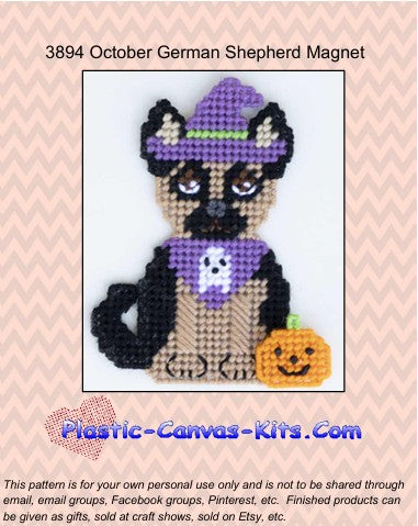 October German Shepherd Magnet