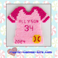 Personalized Softball Jersey Ornament