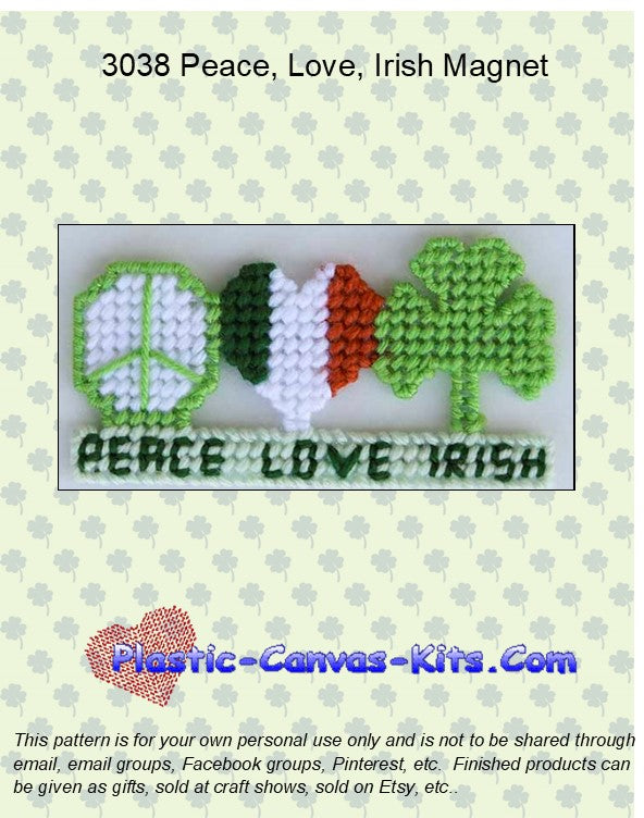 Peace, Love, Irish Magnet