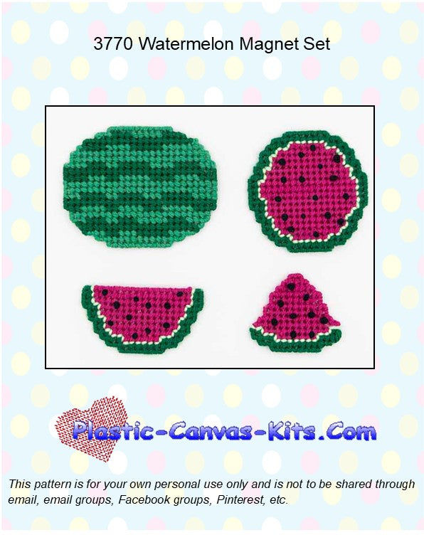 Watermelon Magnet Set