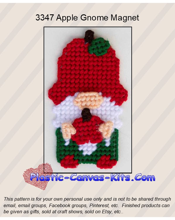 Apple Gnome Magnet