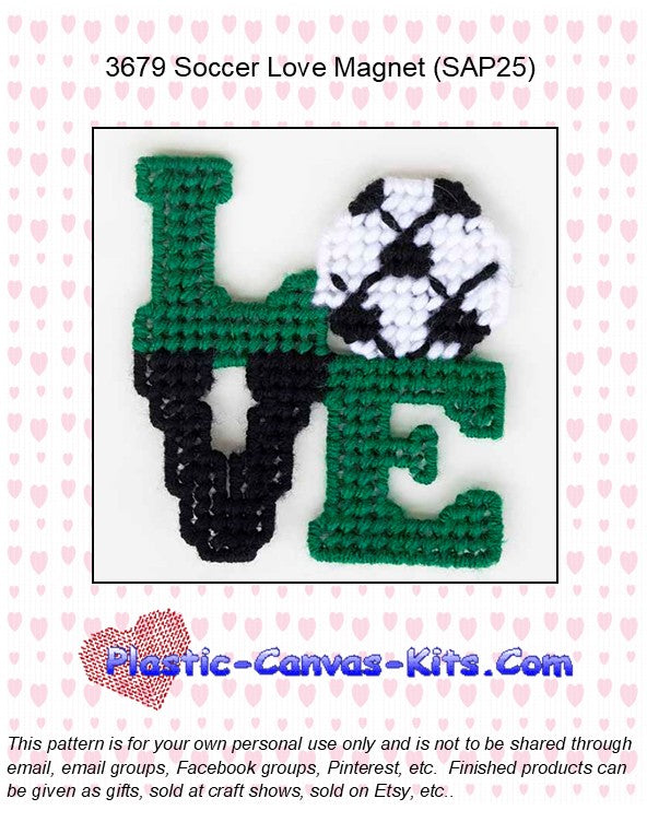 Soccer Love Magnet