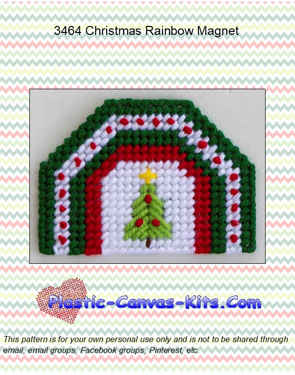 Christmas Rainbow Magnet