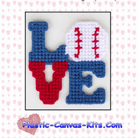 Baseball Love Magnet