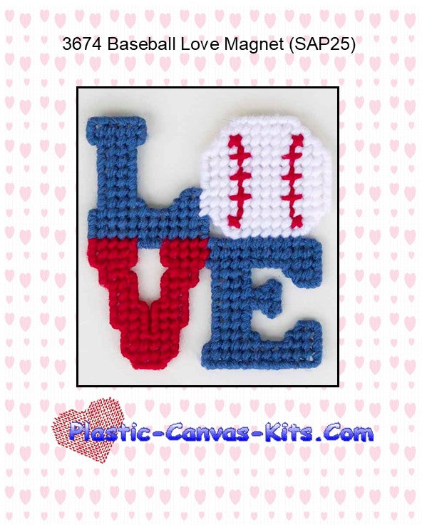 Baseball Love Magnet