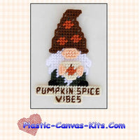 Pumpkin Spice Vibes Gnome Magnet